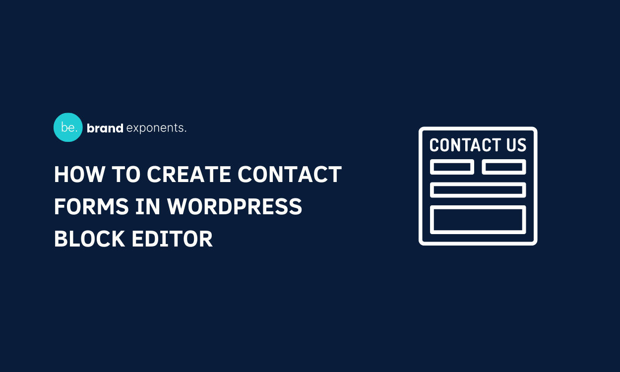 How to Create Contact Forms in WordPress Block Editor?