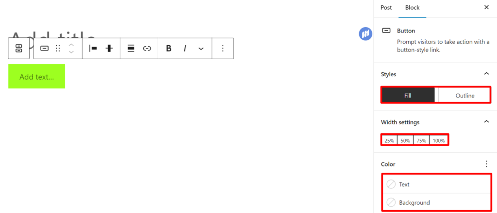 Add a Custom Tag to WordPress Posts. Step 3: Customize Settings to Add a Custom Tag to WordPress Post Select the Block option. In the Styles, select the suitable option from Fill and Outline. Select your width size in Width Settings. Choose your Text and Background color.