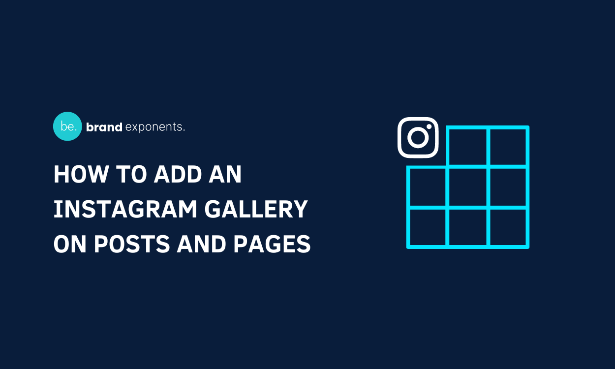 How to Add an Instagram Gallery on Posts and Pages?