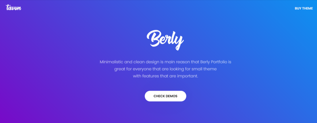 Berly – Best Portfolio WordPress Themes Berly - Best Portfolio WordPress Themes