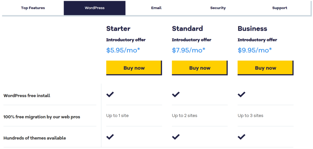 Pricing of HostGator Pricing of HostGator